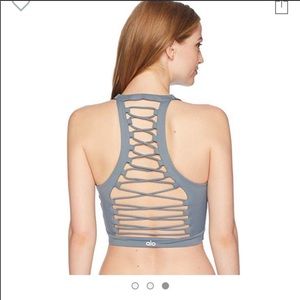 Alo Yoga Movement Bra - Grey XS
